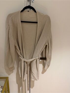 Knit Wrap Sweater